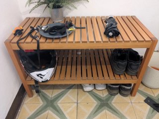 Mueble de entrada de madera