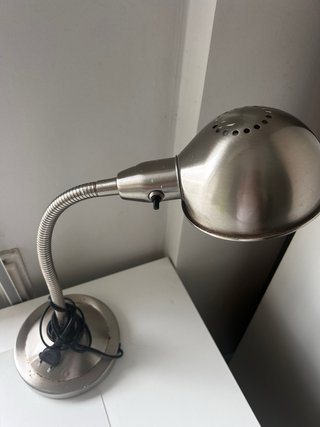 Lámpara flexo de trabajo niquelado