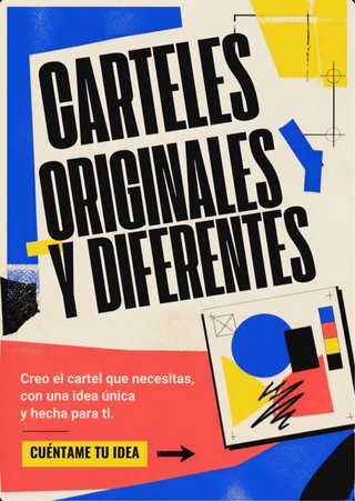 Hago carteles diseñados, DIFERENTES