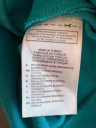 Sudadera Adidas Mujer Turquesa y Blanca -...