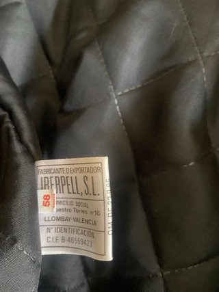 Chaqueta de Piel Negra