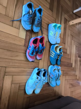 Pack 6 pares de zapatillas talla 37