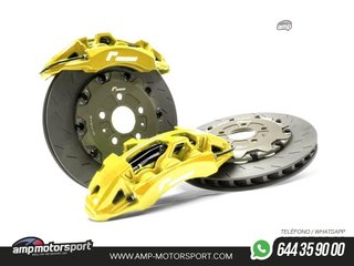KIT DE FRENOS GRANDES RACINGLINE 355MM PARA GOLF 7 / LEON 3 / S3 8V / TT MK3 AMARILLOS