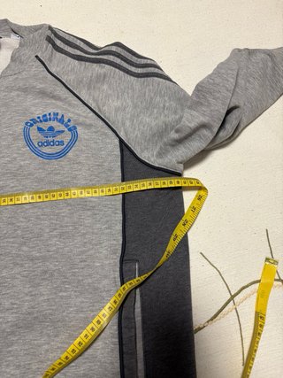 Chaqueta Adidas Original Caballero Gris