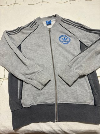 Chaqueta Adidas Original Caballero Gris