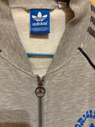 Chaqueta Adidas Original Caballero Gris