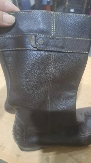 Botines marrones de cuero