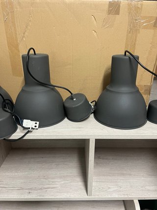 4 Lámparas Techo Ikea Hektar