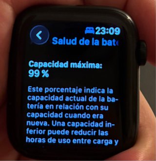Apple Watch SE (2.ª gen) 44mm GPS Bateria 99 Salud