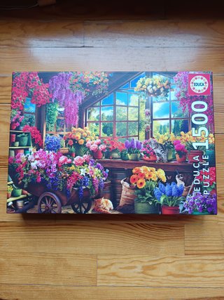 Intercanvi puzzle Educa 1500 Piezas Jardín Flores