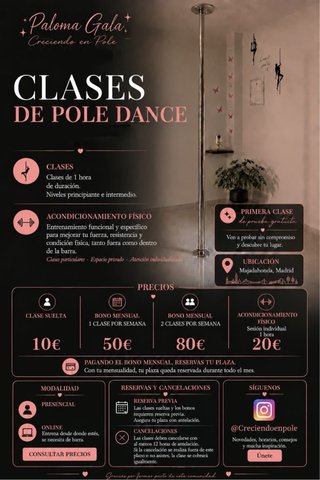 Clases de Pole Dance en Majadahonda (Madrid)