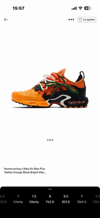 Nike Air Max Plus Safety Orange Black Mandarin