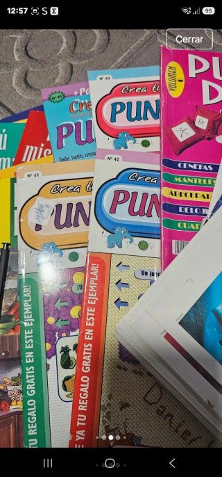 Lote de revistas punto de cruz