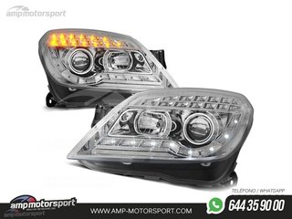 FAROS DELANTEROS LUZ DIURNA LED PARA OPEL ASTRA H
