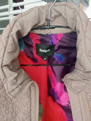 Chaquetón Desigual Beige Talla 40