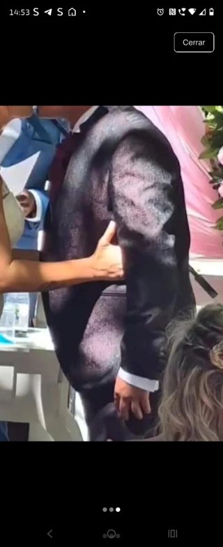 Traje de novio negro