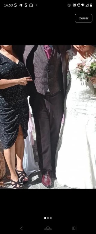 Traje de novio negro