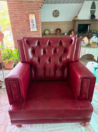 2 Sillones Vintage Burdeos Sky