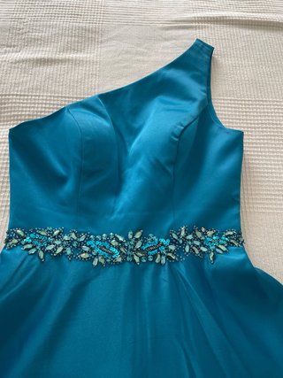 Vestido largo de fiesta azul