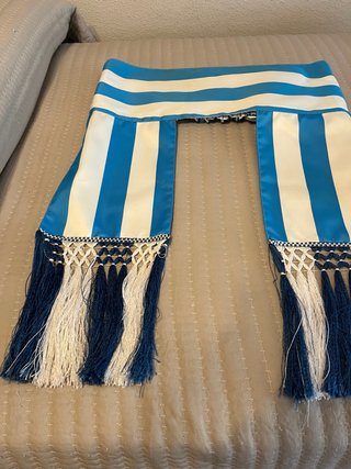 Accesorio de Traje Beduino Azul y Blanco