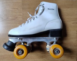 Patines de Patinaje Artístico Blancos Talla 38