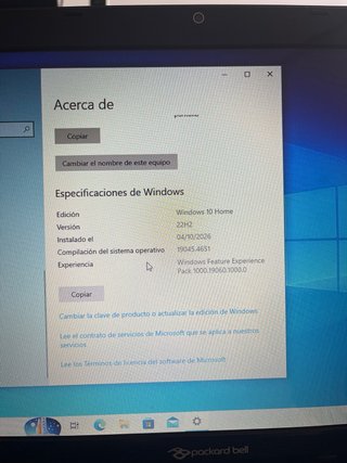 Portátil Packard Bell EasyNote TS i5 4GB RAM 640GB