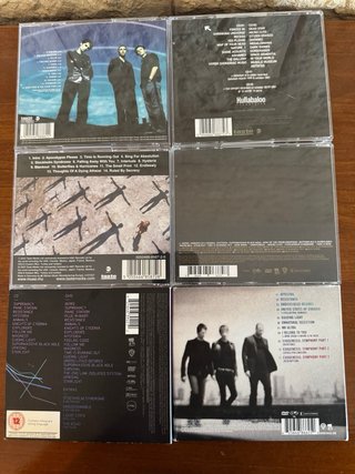 Lote CDs Muse: Showbiz, Hullabaloo, Absolution, Bl