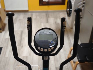 Bicicleta Elíptica Plataforma Gris