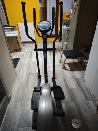 Bicicleta Elíptica Plataforma Gris