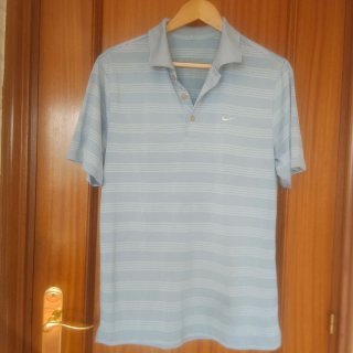 Polo Nike Hombre Azul Rayas