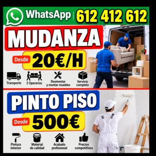 Mudanzas Portes y mudanzas Pintores económicos