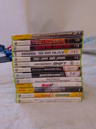 Xbox 360 Blanca con mandos y juegos
