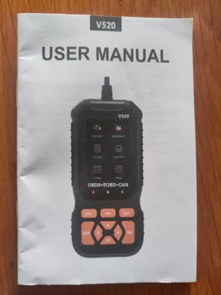 Escáner diagnóstico automotriz V520 OBDII