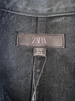 Chaqueta Vaquera Zara Negra talla M