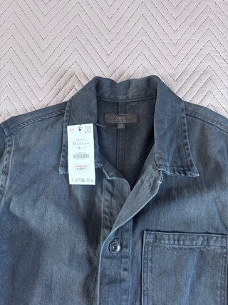 Chaqueta Vaquera Zara Negra talla M