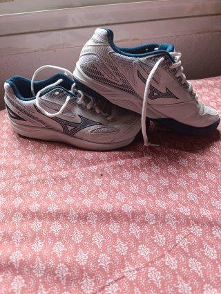 Zapatillas Mizuno Handball Blancas y Azules