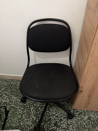 Silla de escritorio Ikea negra