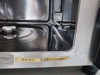 Microondas Whirlpool AMW 130 IX para piezas