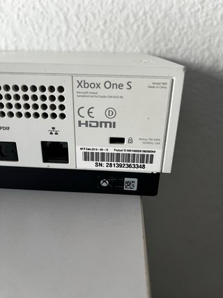 Consola Xbox One S Blanca