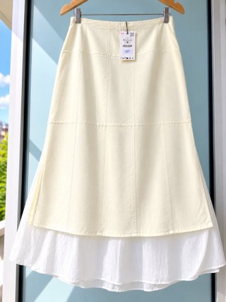 Falda Midi Zara Premium Collection