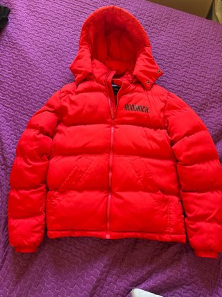 Abrigo Hoodrich Rojo Talla XS/S Nuevo