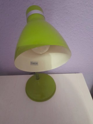 Lámpara flexo verde poco uso