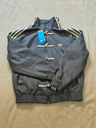 Chaqueta adidas Estilo Chino Gris Talla S
