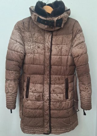 Abrigo Plumífero Desigual Talla M original