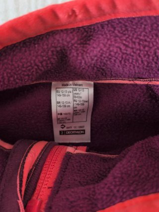 Chaqueta deportiva niña Quechua, Decathlon morada