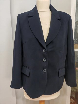 Chaqueta americana negra mujer