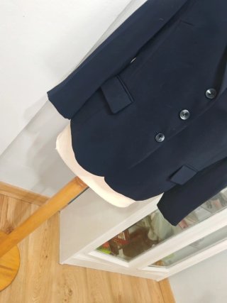 Chaqueta americana negra mujer