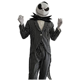 Disfraz Jack Skellington Talla M + Mascara Guantes