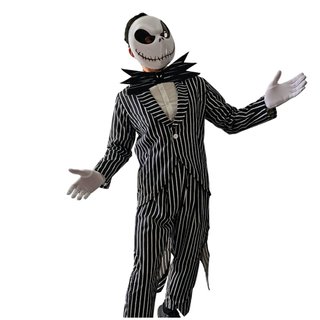 Disfraz Jack Skellington Talla M + Mascara Guantes