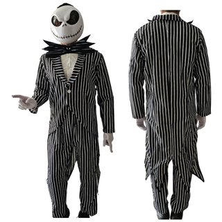Disfraz Jack Skellington Talla M + Mascara Guantes